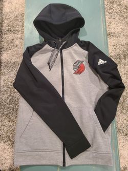 Portland Trail Blazers Zipper Hoodie Size SMALL Climawarm