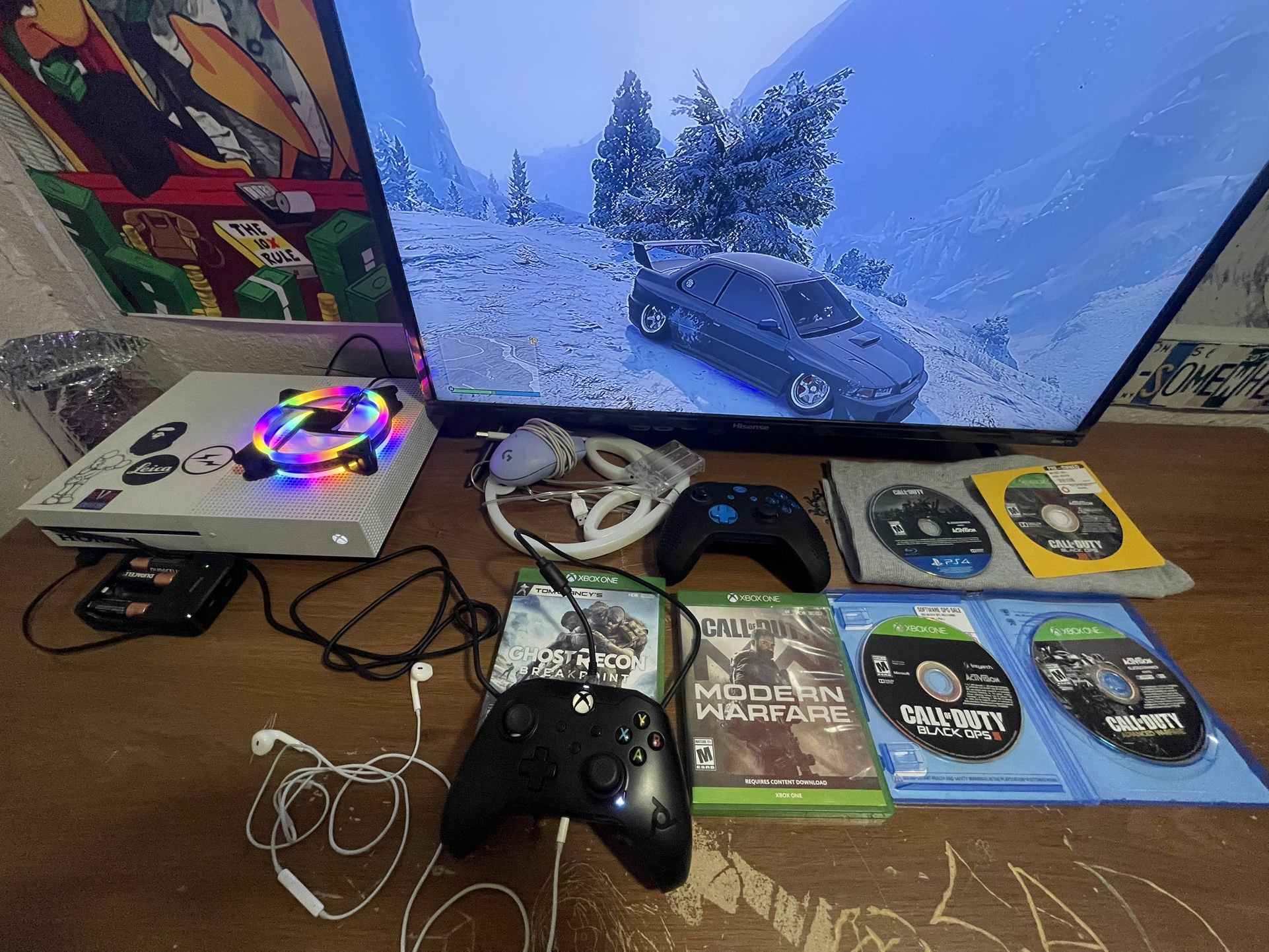 Xbox One S Nothing Wrong Just Controllers(read Description For Those)