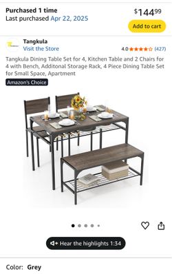 Dining table