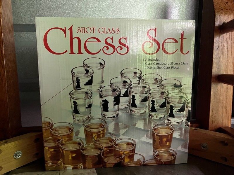 Shot Glass Chess Set