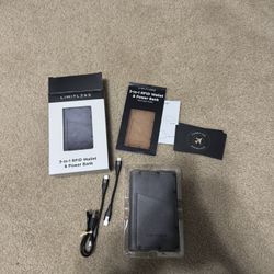 Limitless 3-in-1 RFID wallet And Powerbank