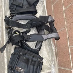 Husky Tool Belt Bag With Suspended Shoulder