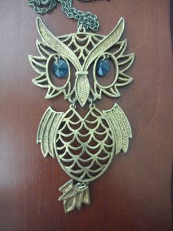 70's owl jewelry
