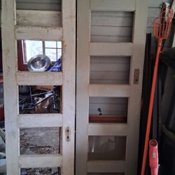 Antique Glass Doors 60 $