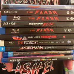 Blu Ray And 4k DVDS