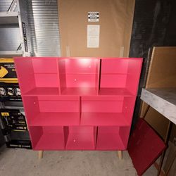 Pink Bookcase