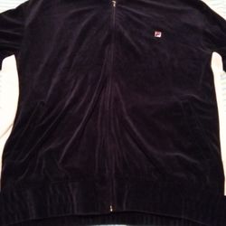 Fila  (VINTAGE) Track Suit Blue And White Stripe. 