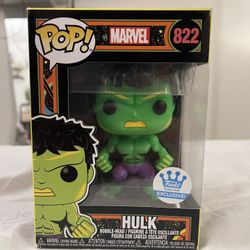 Hulk Black Light Funko Shop Exclusive