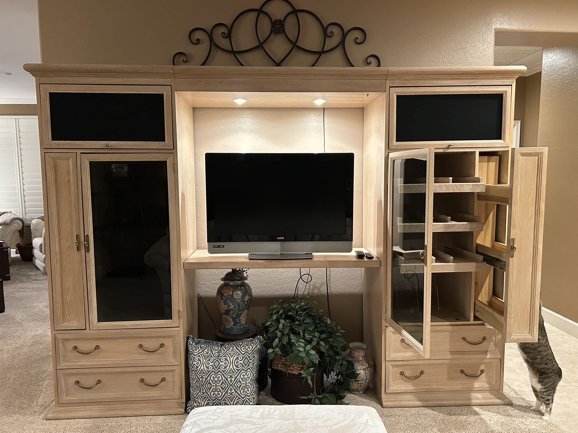 Wall Unit Lots Of Storage.  $100