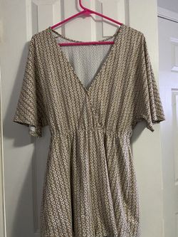 Flower print romper