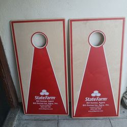 CUSTOMIZEDProfessional Cornhole BoardsNEW 3/4" Baltic Birch BUSINESS, SCHOOL,etc