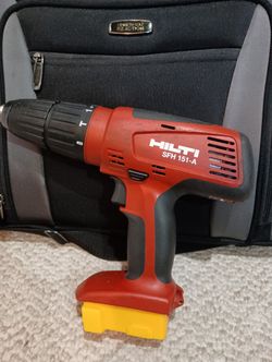 Hilti Hammer Drill Using Milwaukee M18 Battery