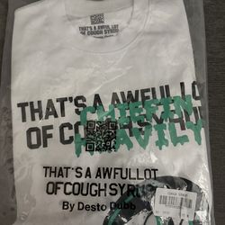 Cough syrup t-shirt size M