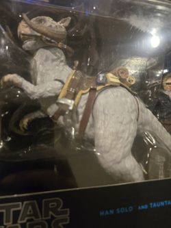 STARWARS BLACK SERIES TAUN TAUN AND HAN SOLO