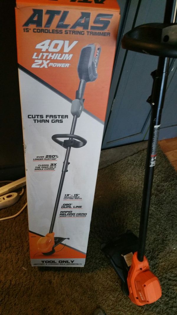 Atlas 15" Cordless String Trimmer for Sale in Clackamas, OR OfferUp