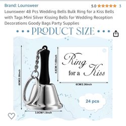 Ring For A Kiss Bells 24 Pieces 