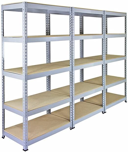 Metal shelving (plywood NOT included)