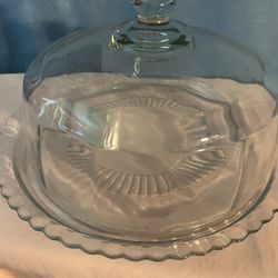Glass Cake Plate