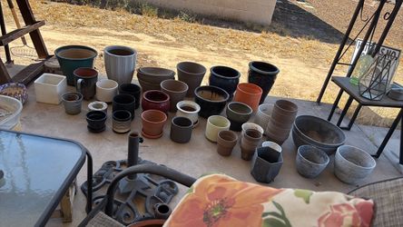 All sized pots