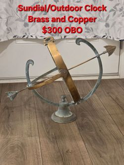 Antique sun dial (clock)