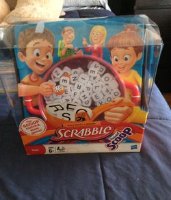 Scrabble alphabet scoop game for kids
