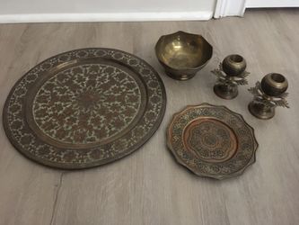 Vintage Brass Ware From India 