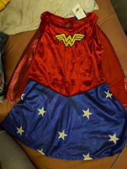 Wonder Woman  Costume  with Cape kids