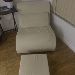 Chair And Foot Stool