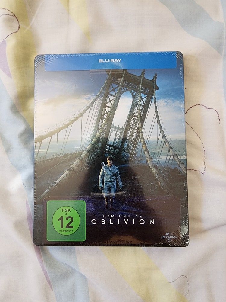 NEW tom cruise oblivion SteelBook Collector Edition Case Movie Blu-ray sci-fi action