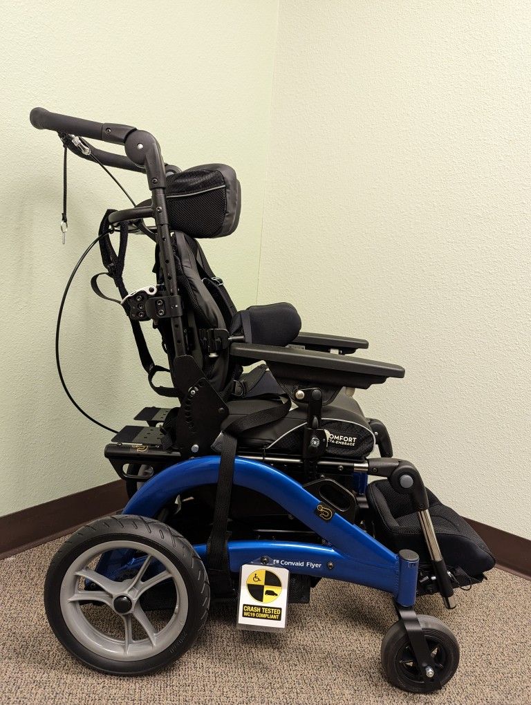 Convaid Flyer 16 Pediatric Tilt-in-Space Wheelchair Stroller