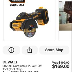 Dewalt XR 3in Cut Off Tool Only