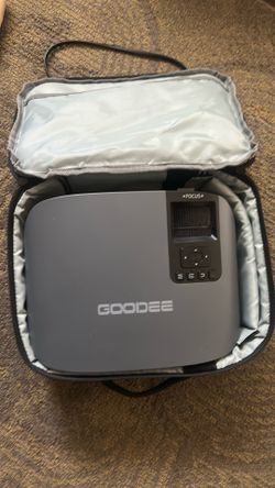 Goodee projector with traveling case