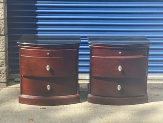 matching marble top nightstands