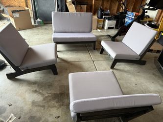 5 Piece Armless Patio Sofa/Chairs.
