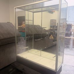 2 Large Display Cases 