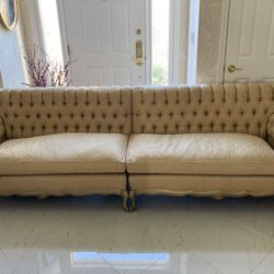 Antique Brocade Couch For Sale