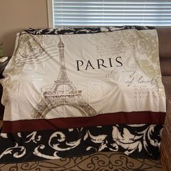 Paris shower curtain