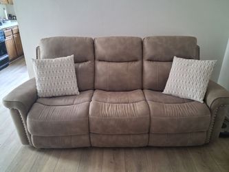 3 seat electric reclining sofa