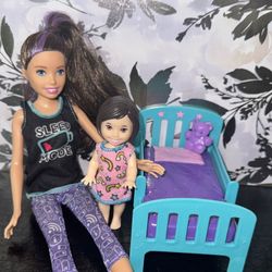 2019  Barbie Skipper Babysitters Inc. Bedtime Playset