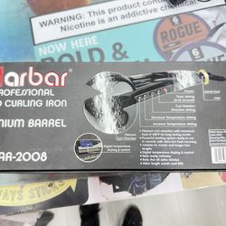 Barbar Professional Auto Curling Iron BAR-2008 – Titanium Barrel (NEW)