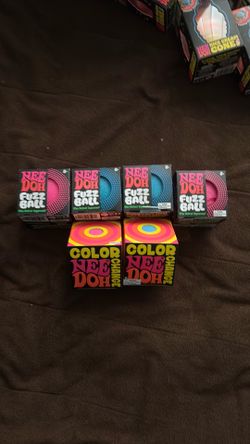 Needoh fuzz ball and color change