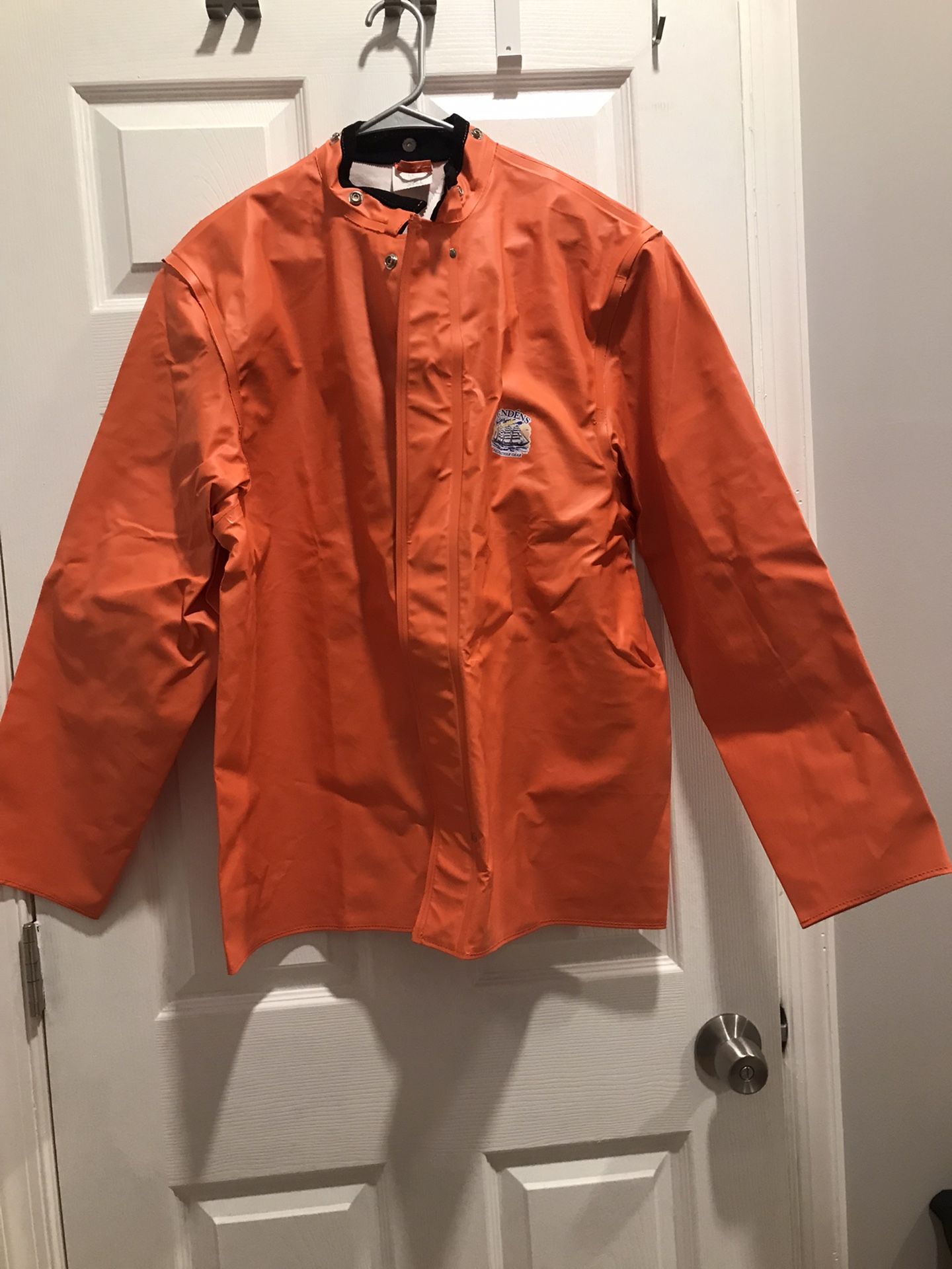 Grundens Jacket Adult Small Nylon Commercial Fishing Waterproof PVC Mens