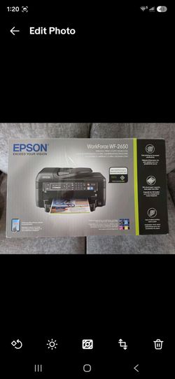 Epson WorkForce WF-2650 All-in-One Printer Wireless Color Inkjet Printer Scanner