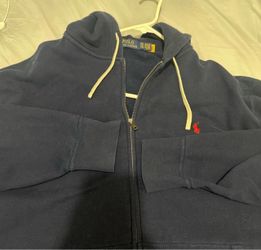 Polo Ralph Lauren Navy Zip-Up Hoodie
