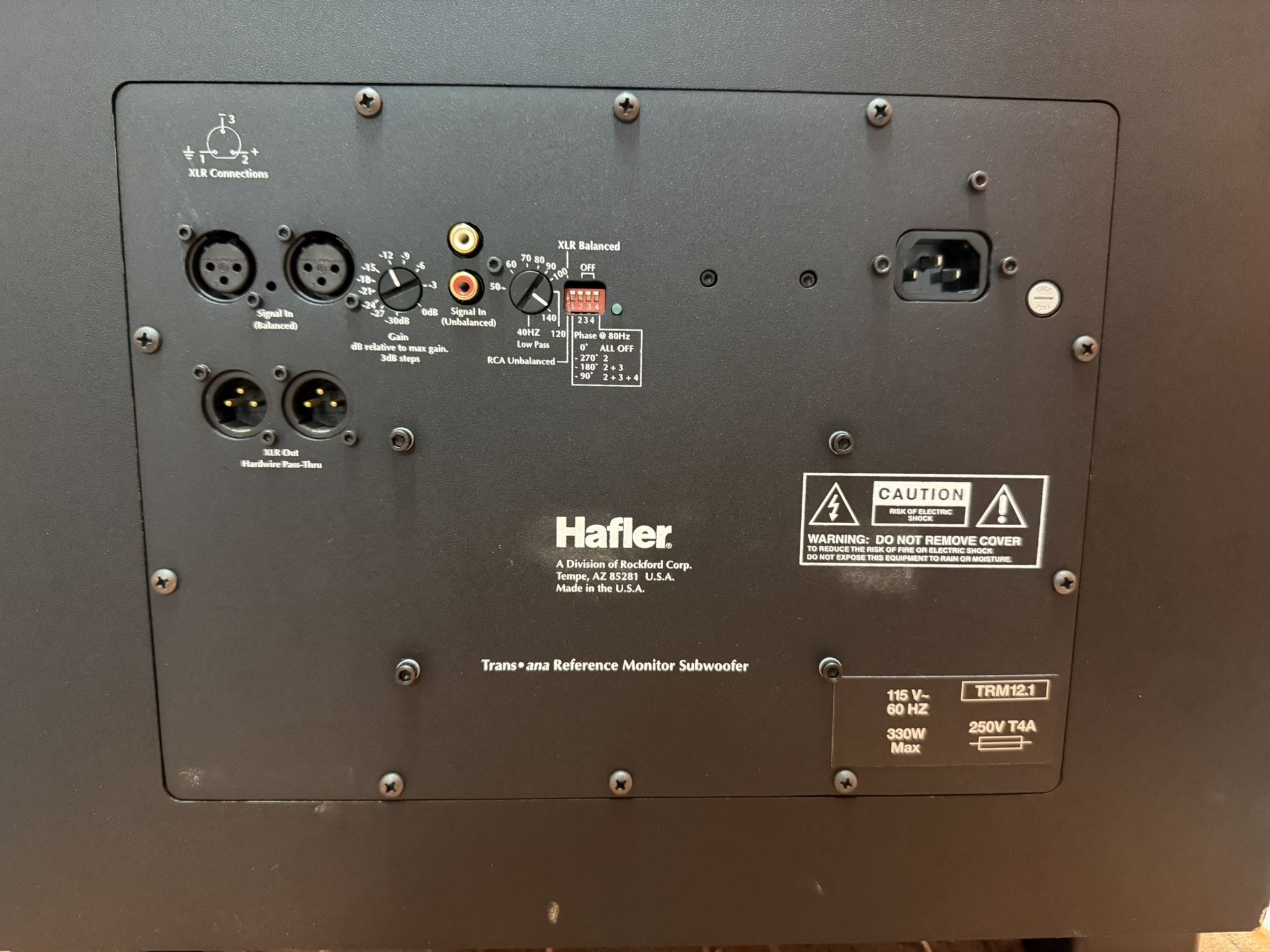Hafler TRM12.1 Subwoofer