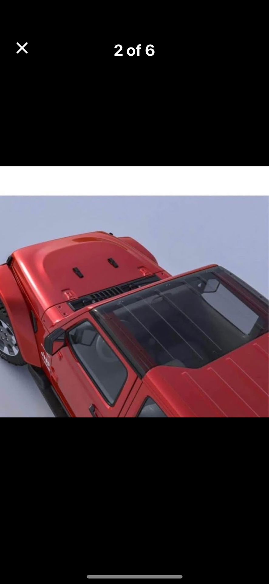 Jeep Wrangler Panoramic Clear Hard Top