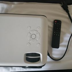 HD Projector With 300 Inch Projector Screen 
