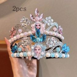 Brand New Disney Elsa Frozen Crowns X2