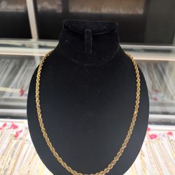 10k solid gold rope chain 46.1 grams 28 Long layaway available 10%dwon if you interested please make sure you ask for Maribel thank you