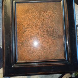 Wrought Iron Side Table About 2 And 1/2 Ft Tall 2 Ft Wide Foot And A Half With